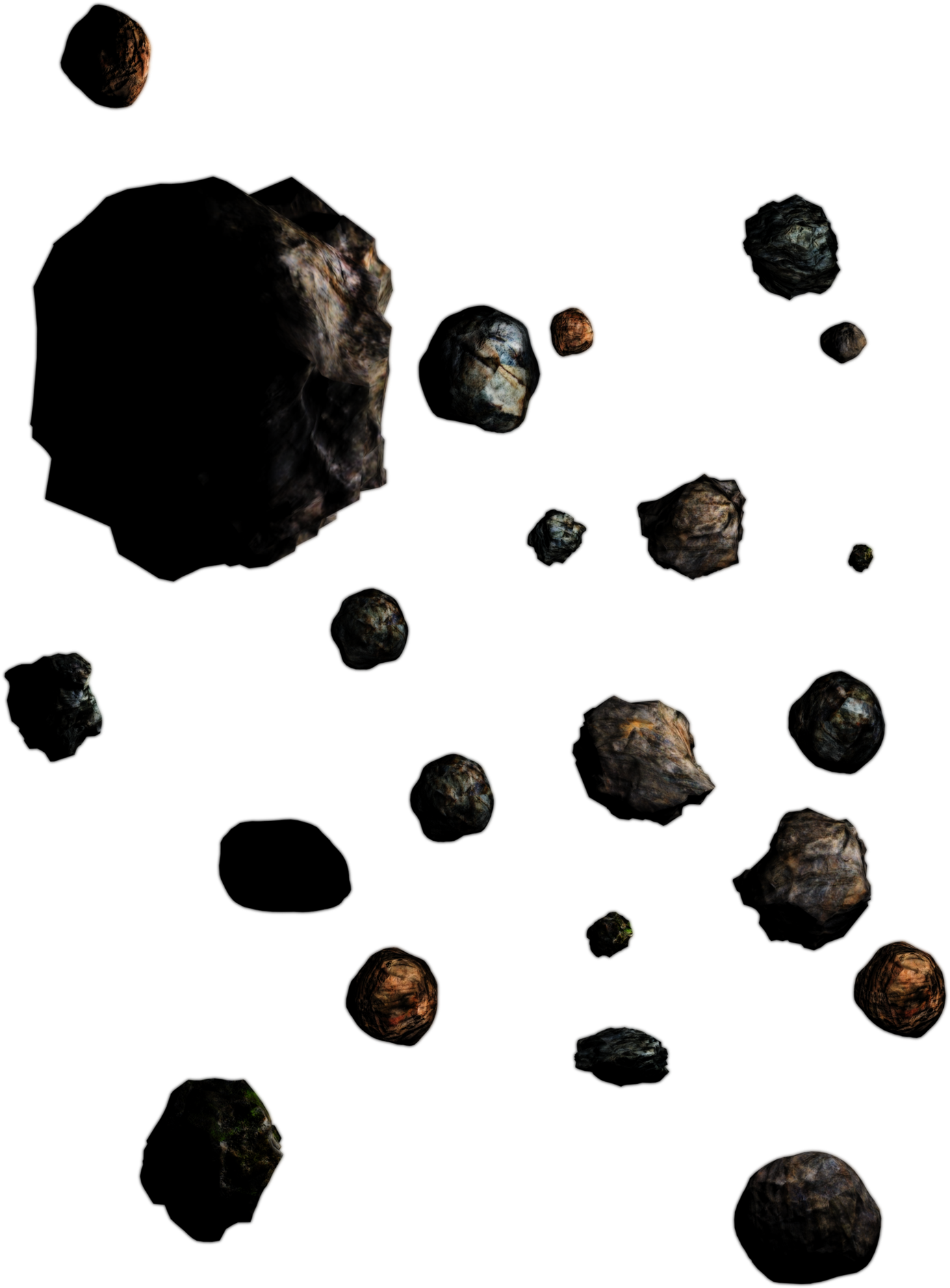 Asteroid Transparent Png - Asteroid Clipart (1600x2070)