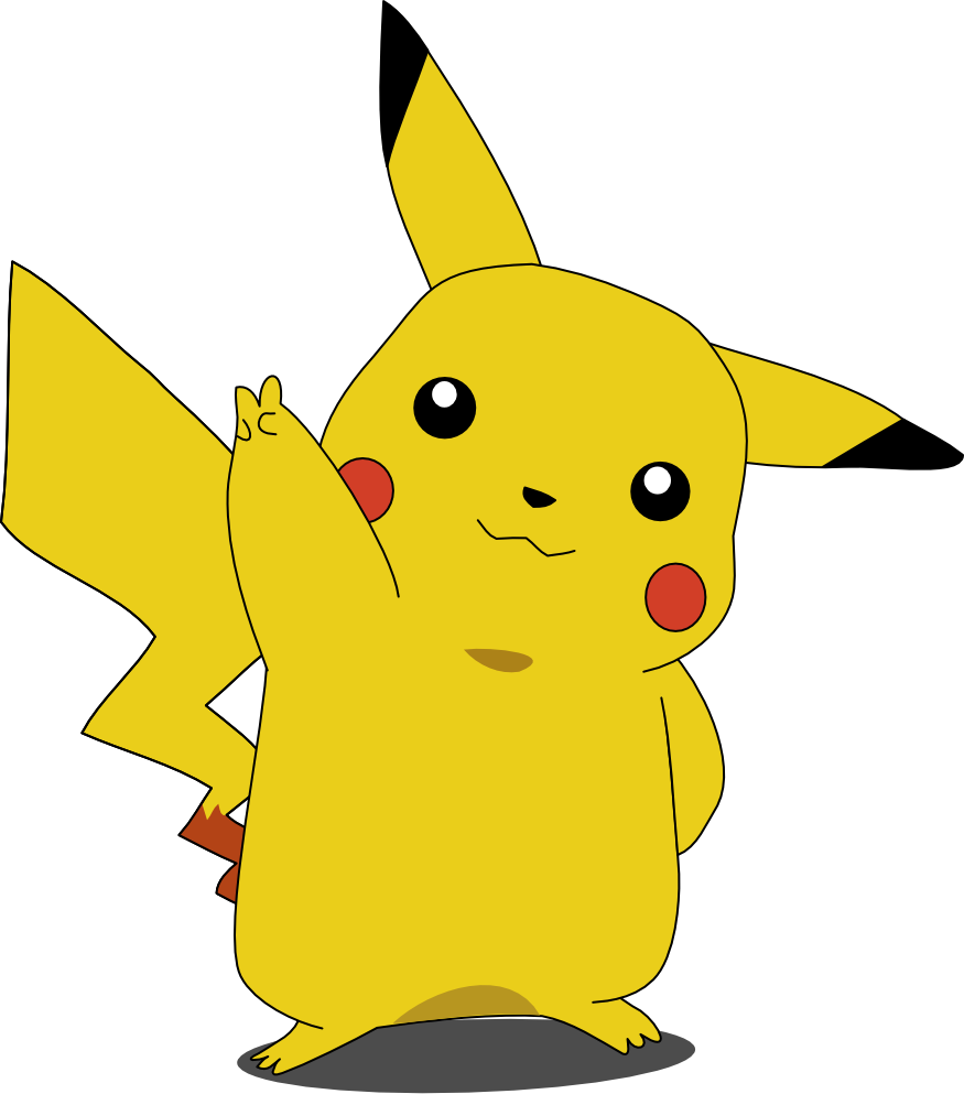 Pikachu By Mighty355 Pikachu By Mighty355 - Pikachu Pokemon Go Transparent (875x993)