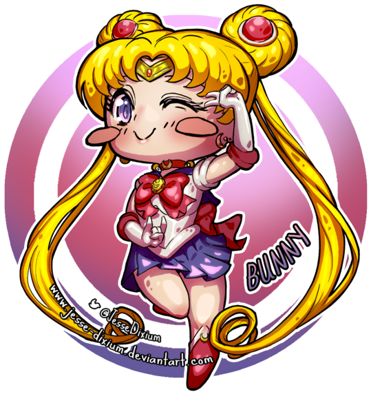 Bunny [sailor Moon Fan Art] By Jesse Dixium - Cartoon (600x600)