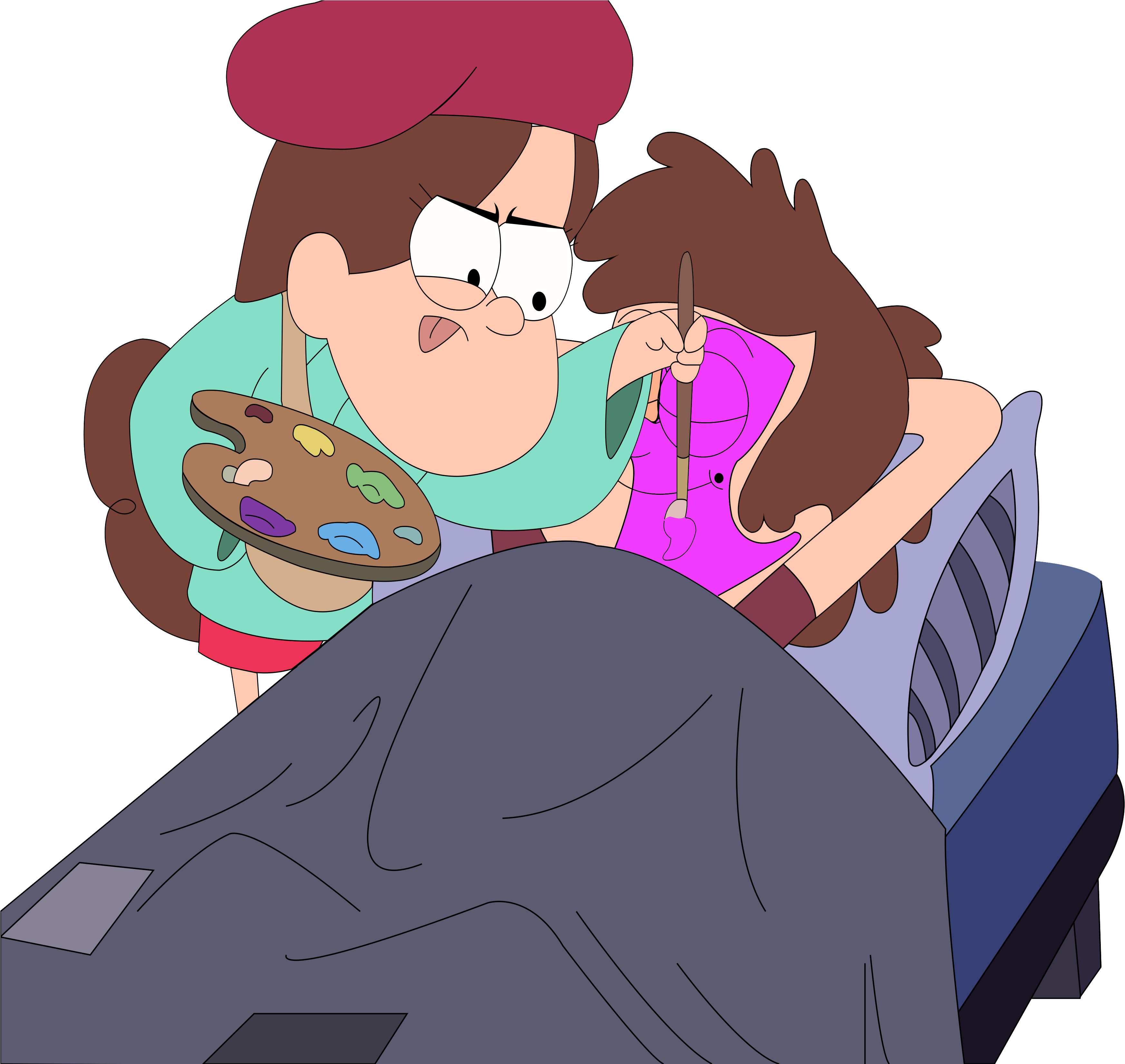 Mabel Painting Dipper By Wildstar27 Mabel Painting - Mabel Painting (5100x3300)