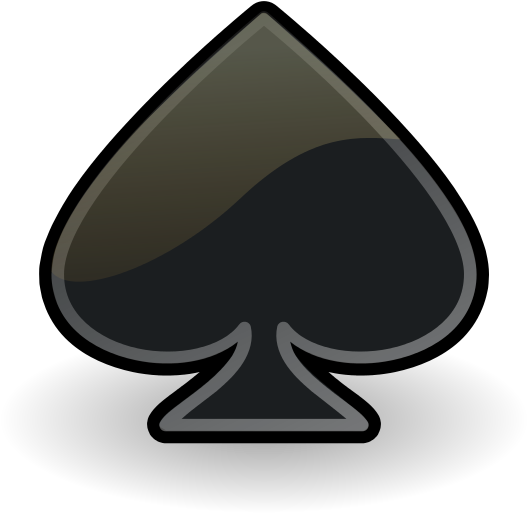 File - Emblem-spade - Svg - Spade Symbol (600x600)
