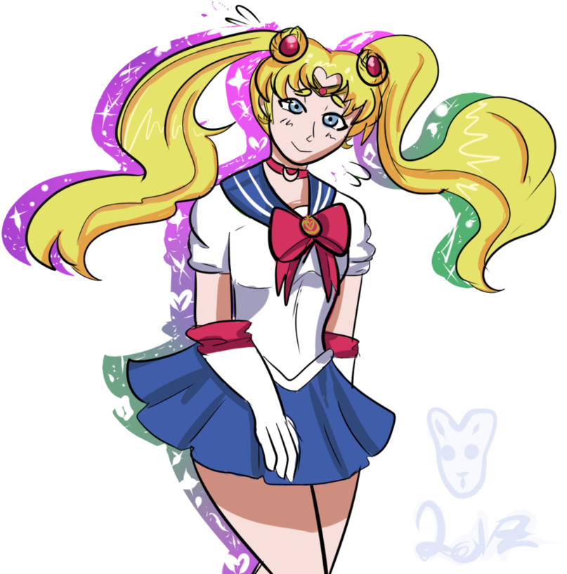 [doodle] Sailor Moon By Cannibalbunnyart - Cartoon (965x827)