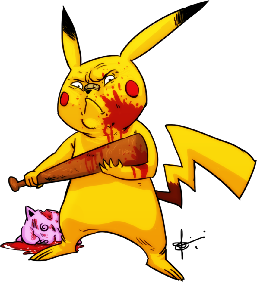 Pikachu Isn't Playing Anymore By Gamerlherme - Pikachu Killer (852x937)