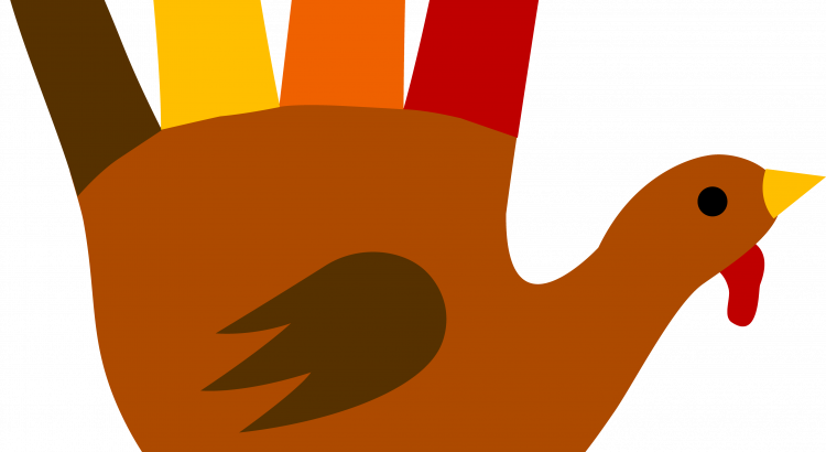 Thanksgiving Story Time And Craft - Thanksgiving Hand Turkey (750x410)