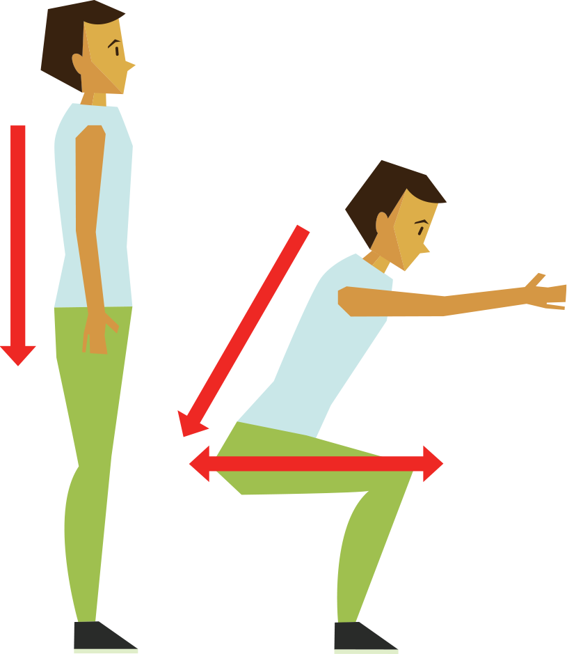 Follow The Steps Below To Learn How To Do Air Squats - Squat (815x939)