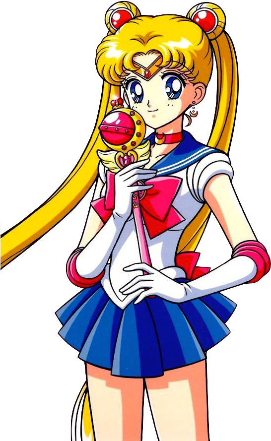 Sailor Moon - Gohan Vs Sailor Chibi Moon (639x895)