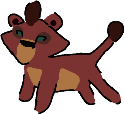 Cub Kovu Cave Painting By Andrewshilohjeffery - Lion Guard Cave Paintings (480x403)