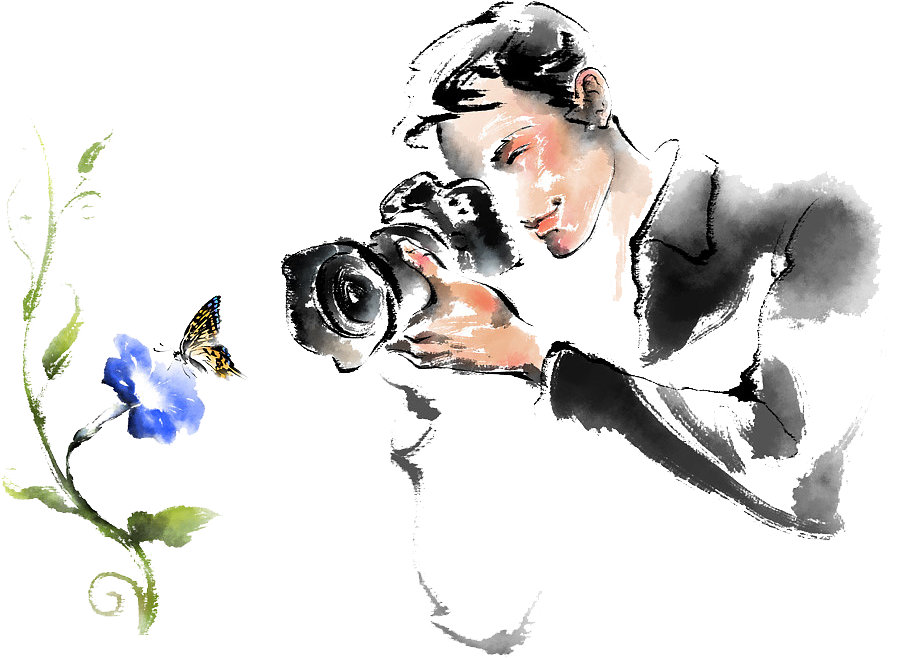 Watercolor Painting Camera Drawing - Watercolor Painting Camera Drawing (1000x707)