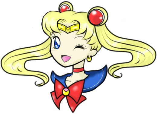 Sailor Moon By Tifftoxic - Sailor Moon Doodle (520x378)