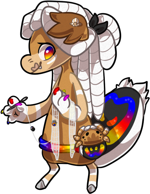 Rainbow Jumping Spider By Minidragonfly On Deviantart - Jumping Spider (511x667)