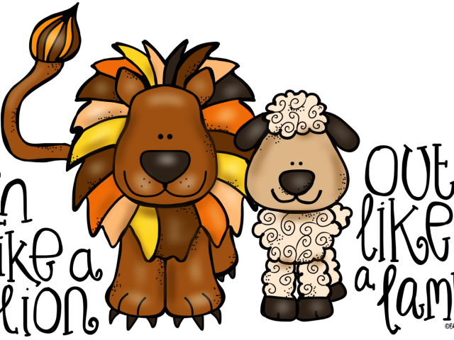 Christian Lion Cliparts - Like A Lion Out Like A Lamb (640x480)