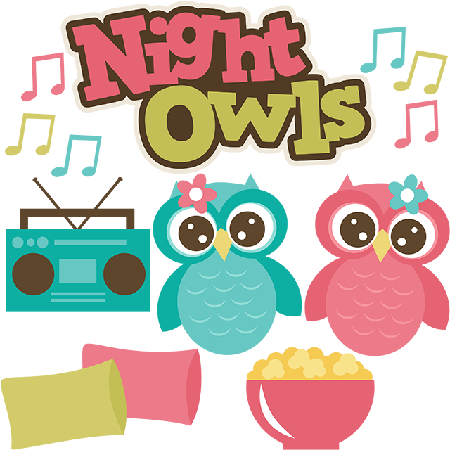 Clipart Info - Night Owls Clipart (648x644)