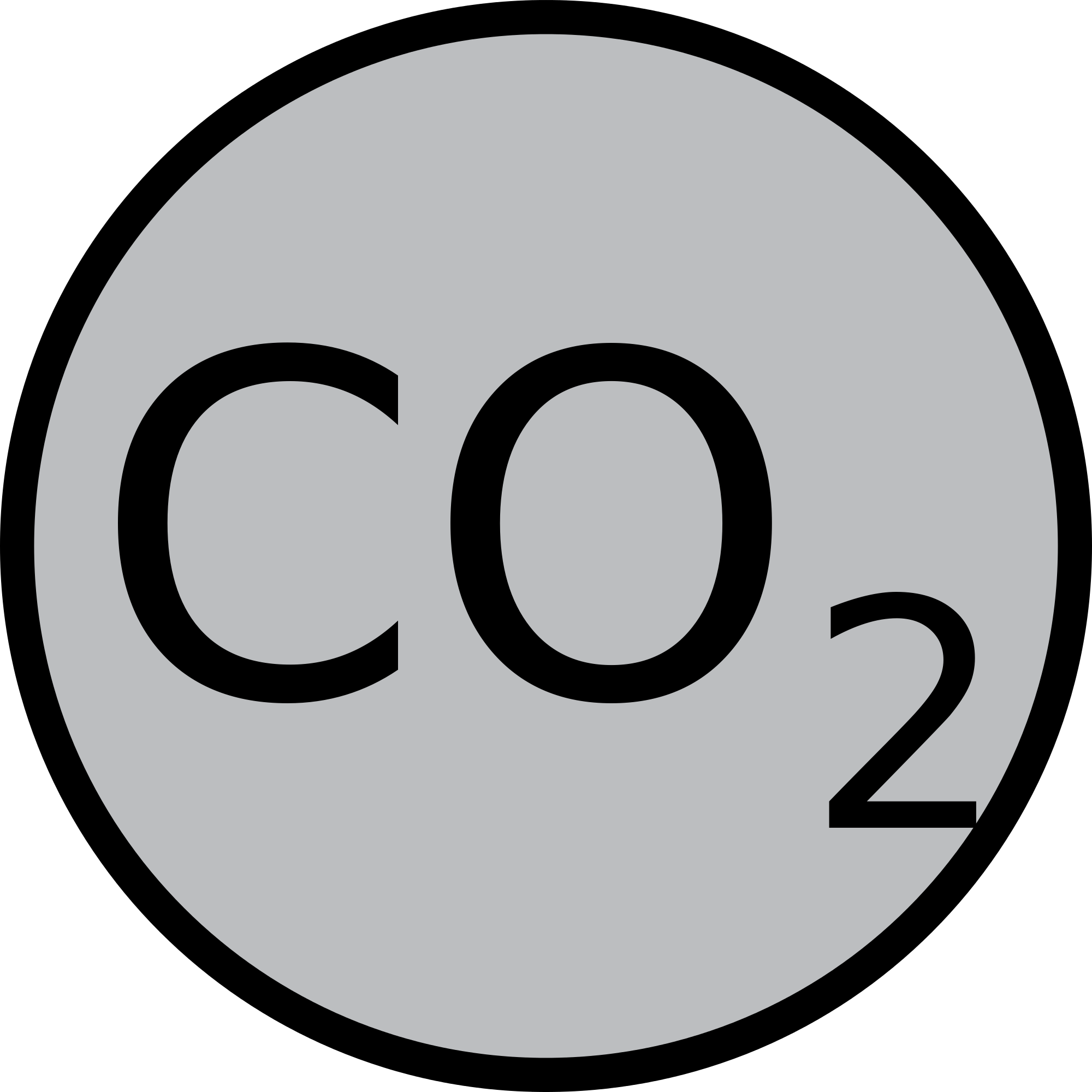 Co2 - Carbon Dioxide Clipart (2000x2000)