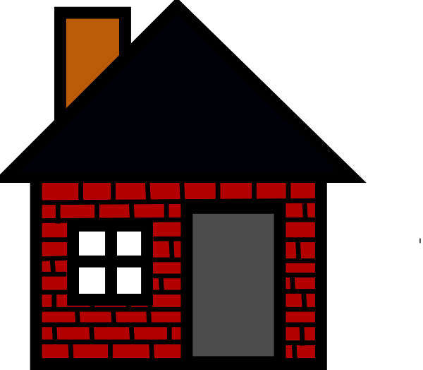 Innovation Idea Brick House Clipart Clip Art At Clker - House Clip Art (600x524)