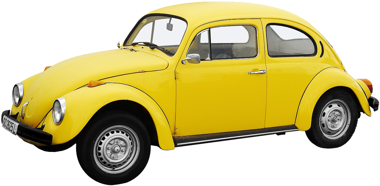 Germany, Volkswagen, Beetle, Oldtimer, Vw Beetle - Volkswagen Beetle Png (1280x658)