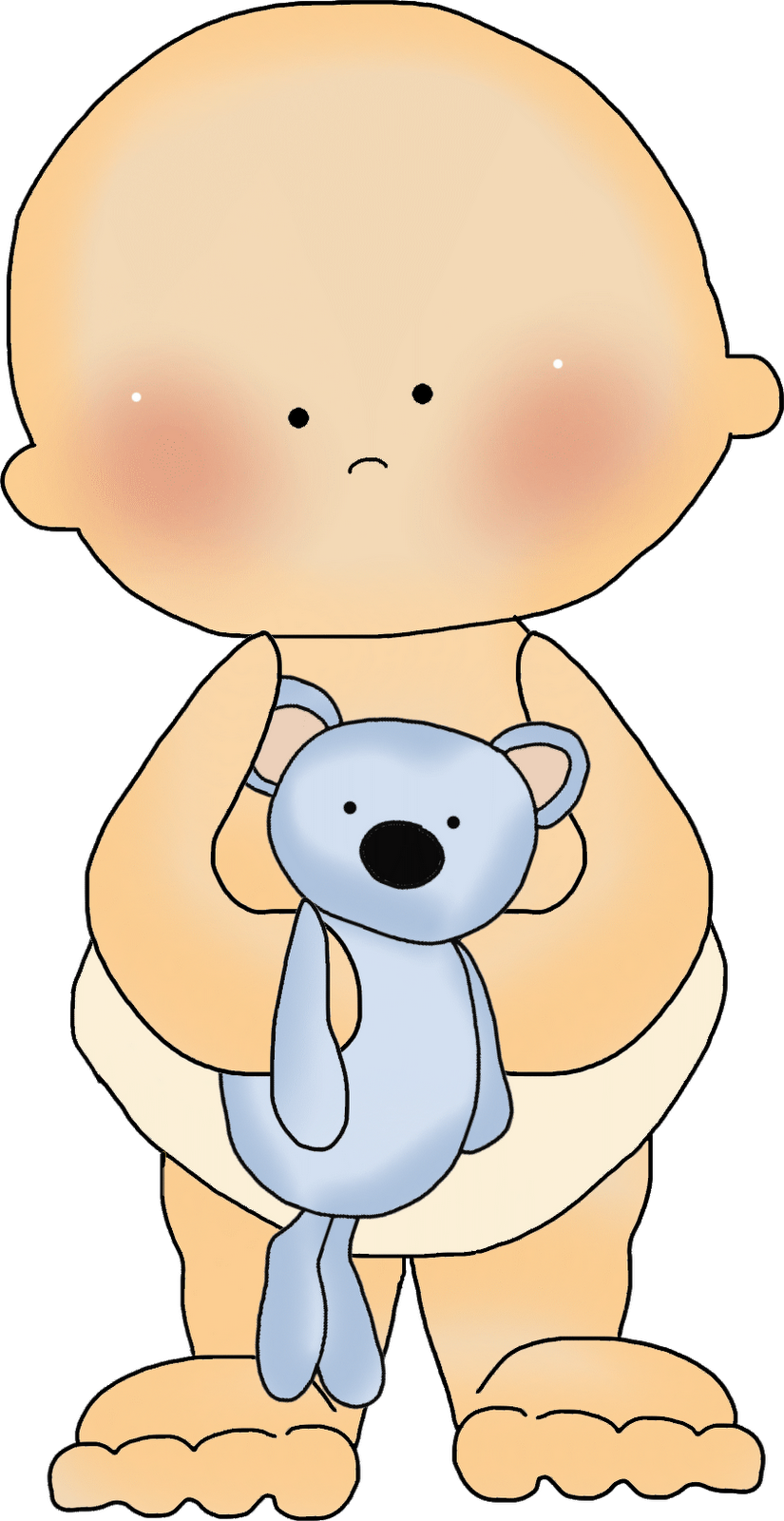 Invitacin Baby Shower Con Diseos De Ositos Especial - Bebe Recien Nacido Dibujo A Color (825x1600)