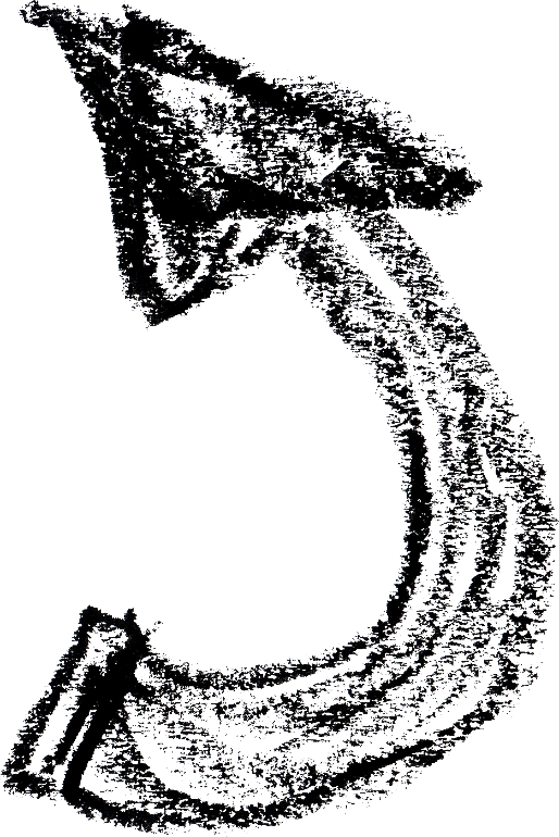 33 Crayon Arrow Vol - Draw Crayon Line Transparent (514x770)