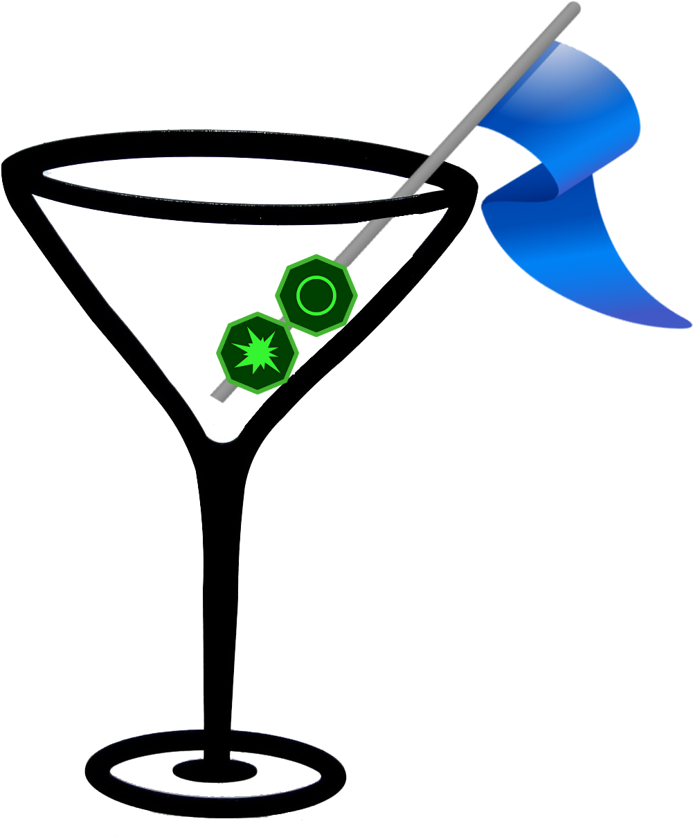 Art - Cocktail Glasses Clipart (1122x1236)