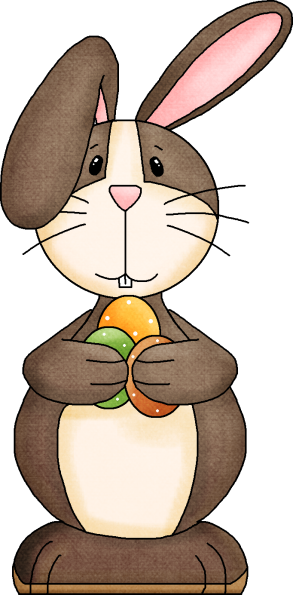 Tubes, Clipart De Páscoa - Easter Bunny Clip Art (293x595)