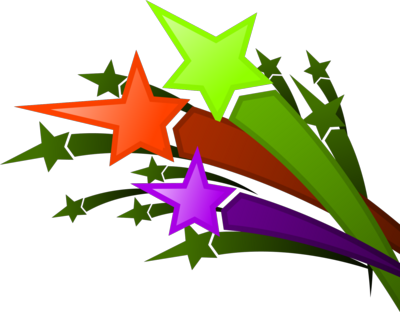 Shooting Star Clipart - Illustration (400x312)
