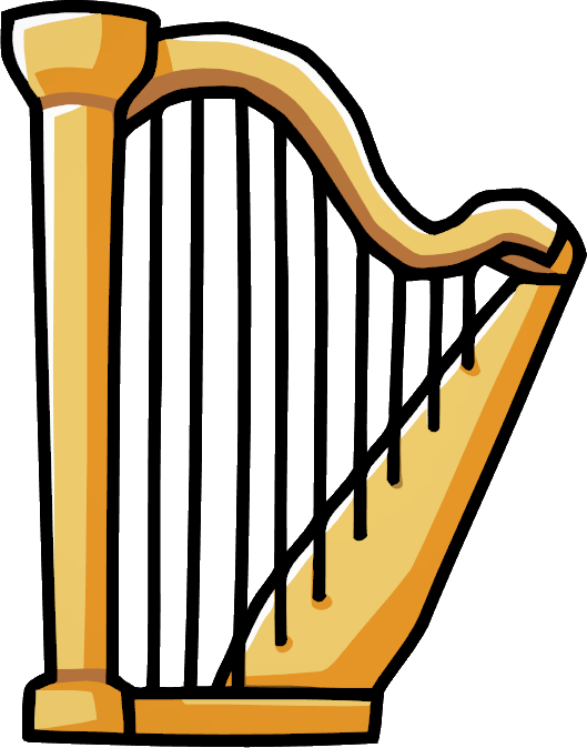 Harp Png Pic - Harp Png (529x674)