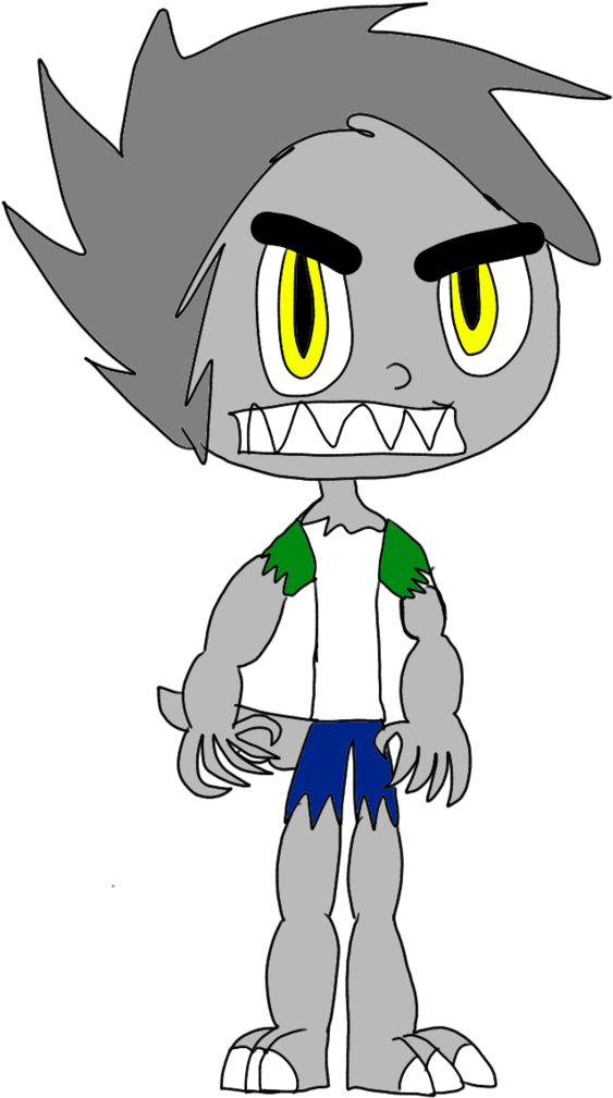 Werewolf Elias Full Body By Chucklovesbudlight - Cartoon (707x1131)