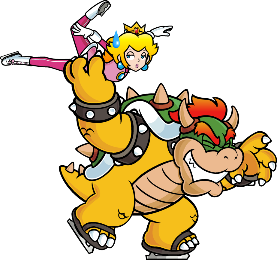 Figure Skater Or Kidnapper By Blistinaorgin - Mario And Luigi Partners In Time & Baby Bowser's (2372x2222)