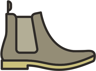 Flat Ankle Boots - Ankle Boots Clipart (540x432)