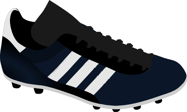 Soccer Shoe Clip Art At Clker - Soccer Clip Art (600x360)