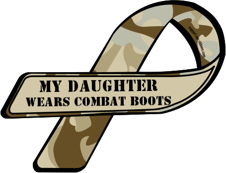 Support Our Troops Ribbon Png (455x350)