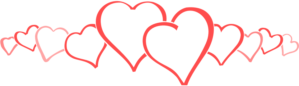 Valentine Day Hearts Banner Vector Background Royalty - Happy Valentine Day Friendship (960x480)