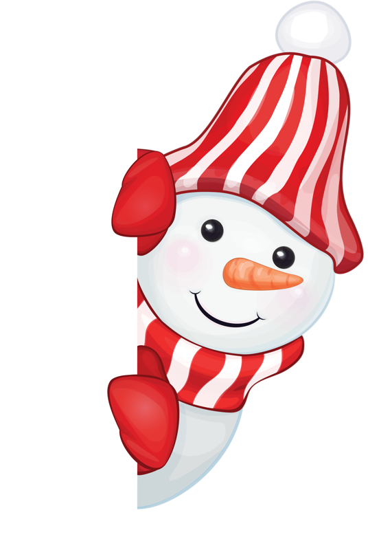 Tubes Noel Bonhommes De Neiges Tubes Christmas Amp - Santa Claus Asomandose (536x800)