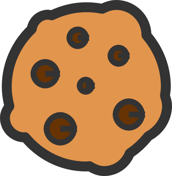 Oreo Cookie Clip Art - Cookie Monster Cookie Png (582x595)