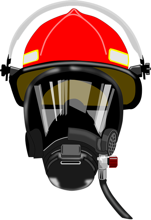 Breather, Defense, Firefighter, Fireman, Helmet - Firefighter Mask (881x1280)