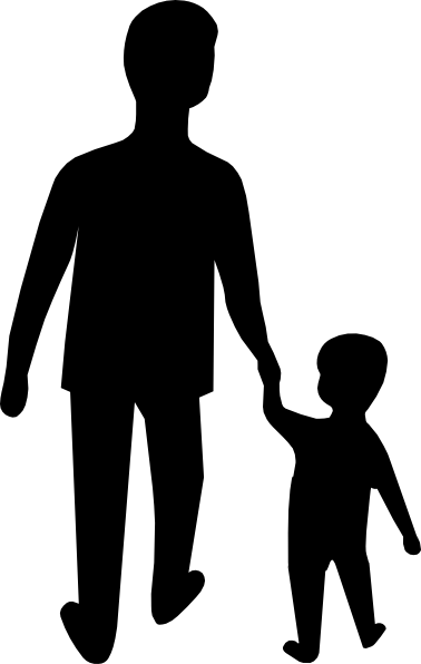 Adult And Child Clipart (378x596)