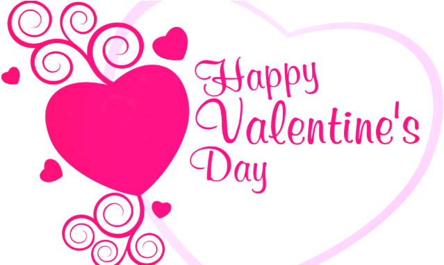 See Here Valentines Day Clipart Transparent Background - Happy Valentine's Day 2018 (678x381)