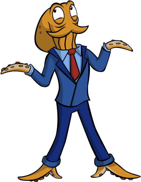 Caring Husband - Octodad Art Png (479x618)