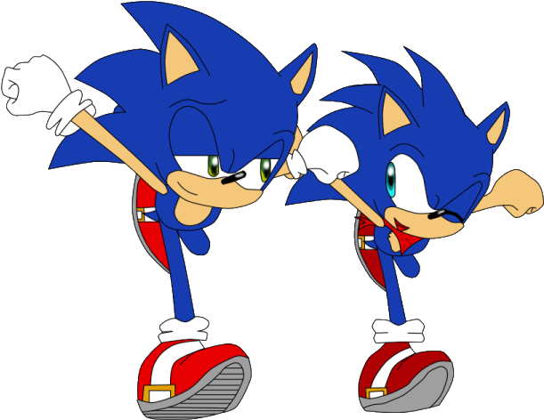 Like Father, Like Son - Bases De Sonic Father And Son (651x505)