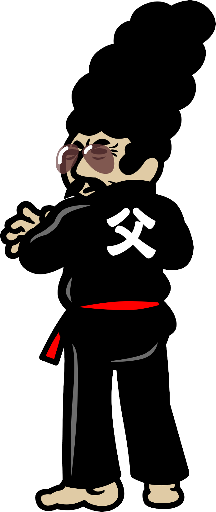 Karate Joe's Father - Karate Joe Dad (694x1644)