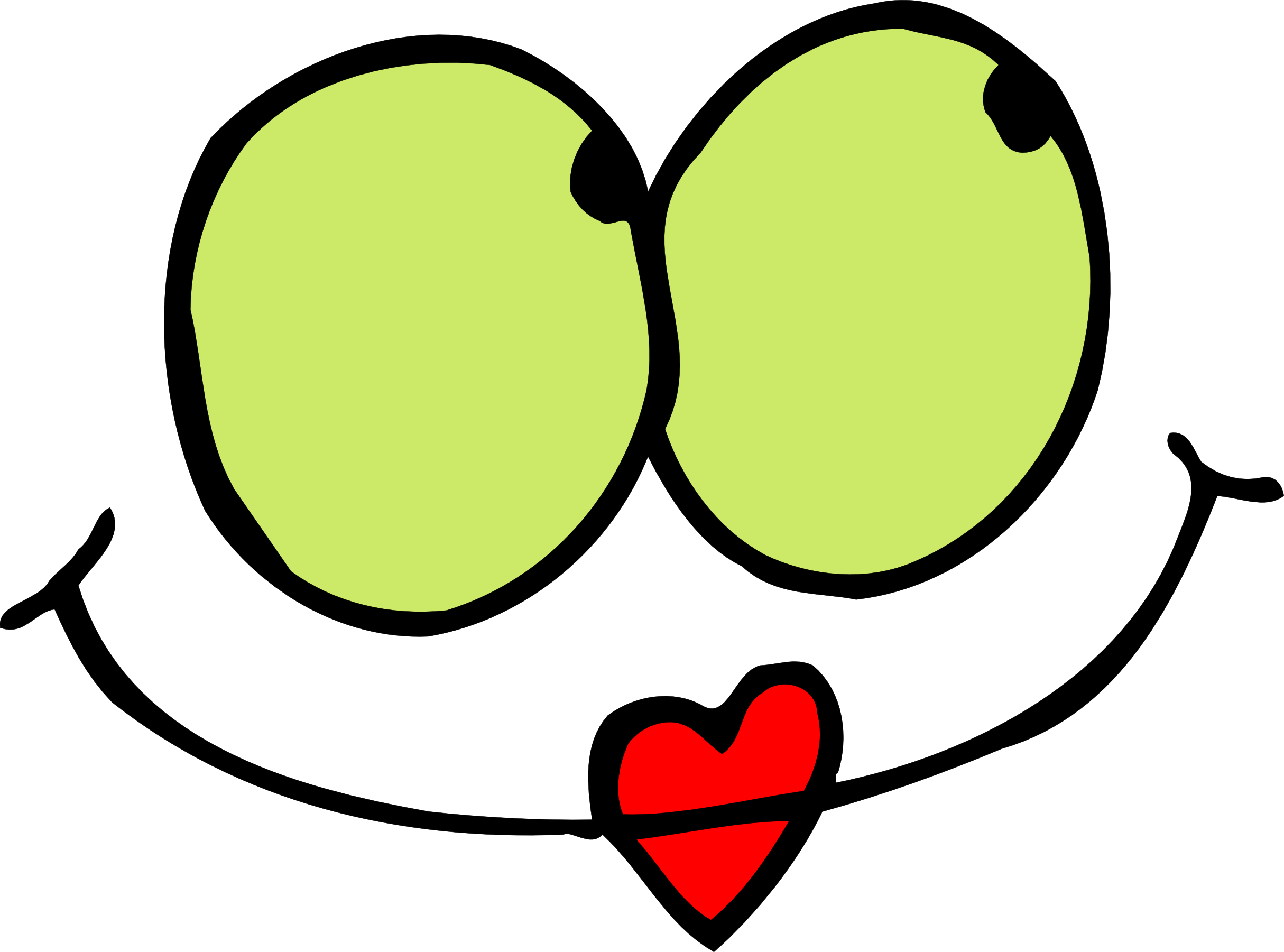 Green Eyes Clipart Animated - Googly Eyes Clipart (2429x1801)
