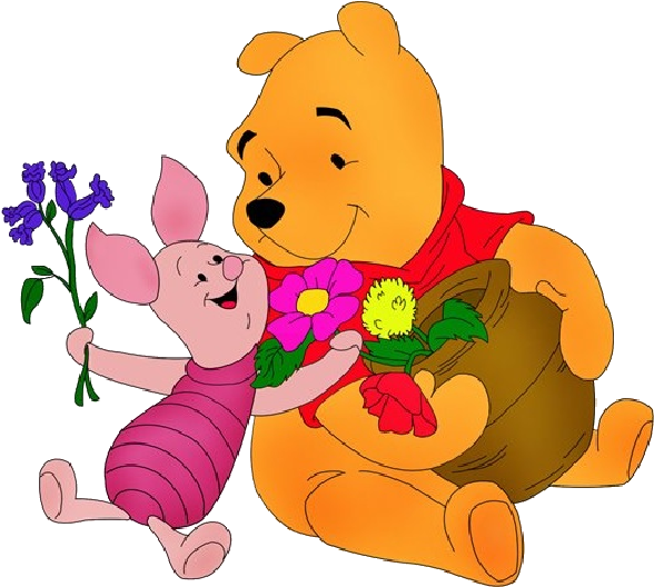 Winnie The Pooh Valentine Clip Art Images - Winnie The Pooh Piglet Animations (600x600)