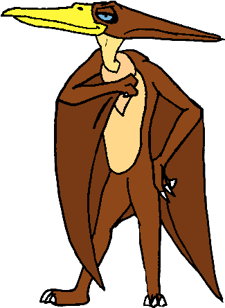 Petrie's Father Concept Art - Land Before Time Petrie Dad (355x462)