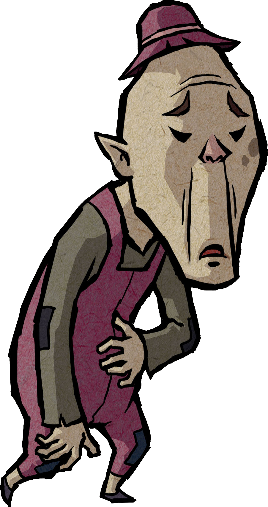 Legend Of Zelda Wind Waker Old Man (902x1707)