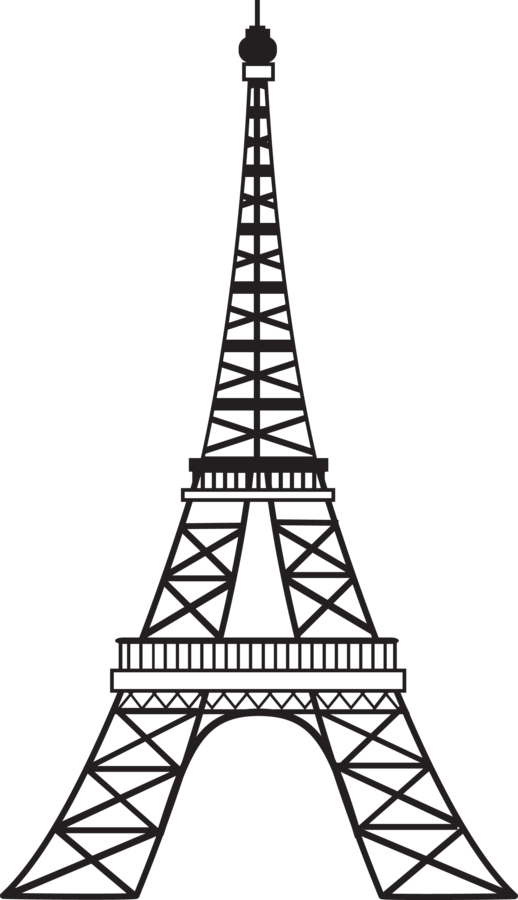 Expo Worldclass Icons From The Eiffel Tower To The - Eiffel Tower Line Drawing (518x900)