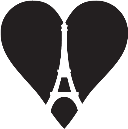 See It With Your Wall Color - Eiffel Tower In A Heart (450x450)