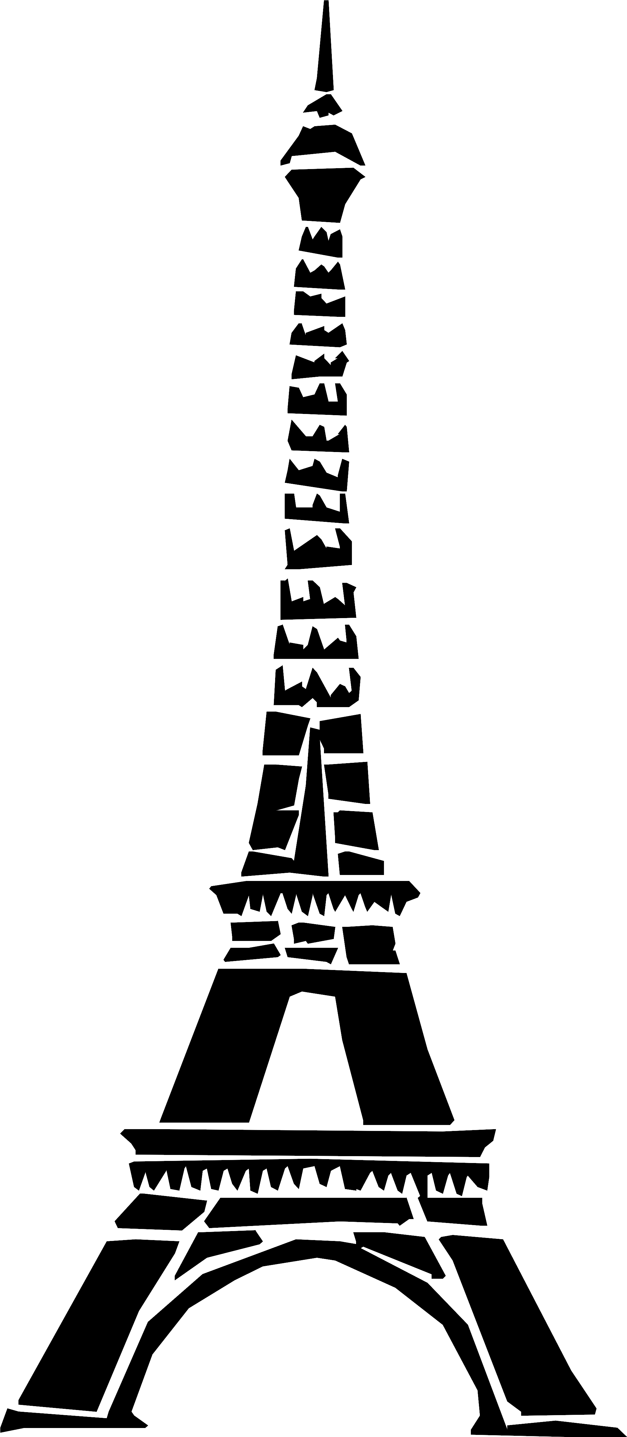 Eiffel Tower Clip Art Png (2092x4794)