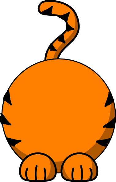 Clipart Info - Tiger Body Clipart (378x591)