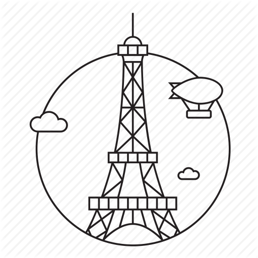 Capital, City, Eiffel Tower, Europe, France, Monument, - Paris Icon (512x512)