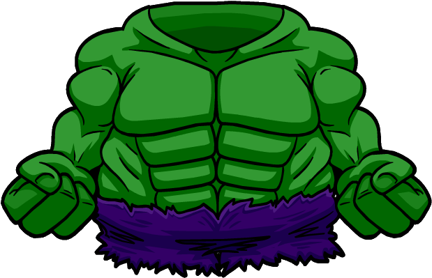Hulk Clipart Body - Hulk Body Png (619x399)