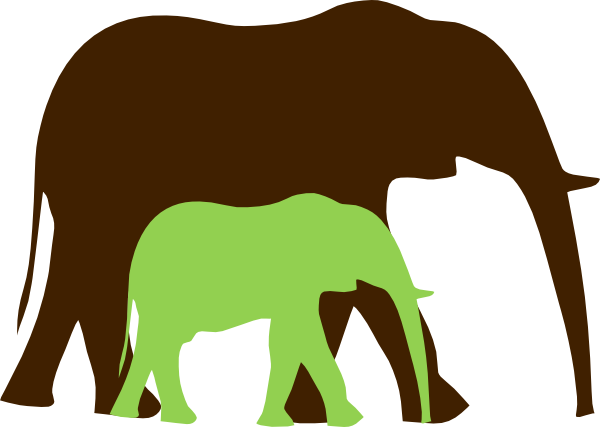 Elephant Clip Art (600x427)